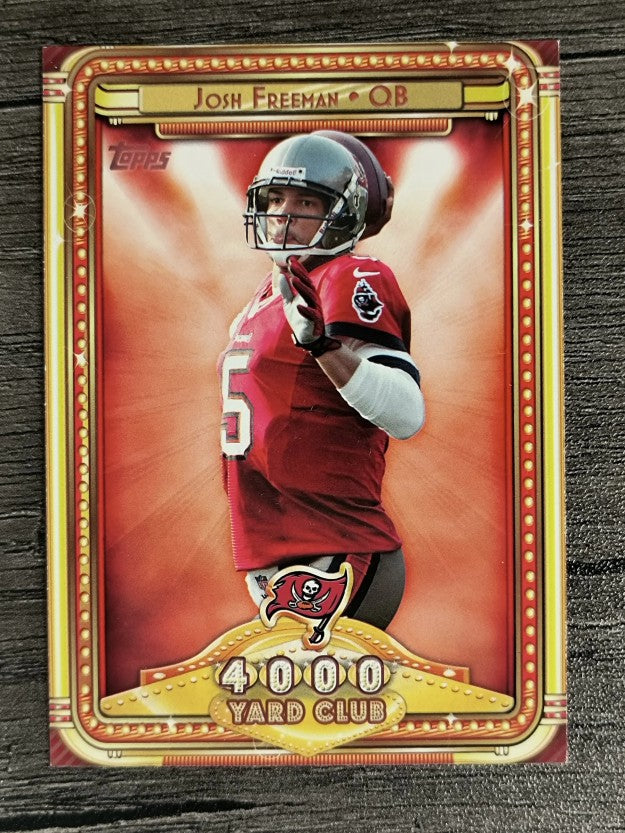 2013 Topps 4000 Yard Club #9 Josh Freeman