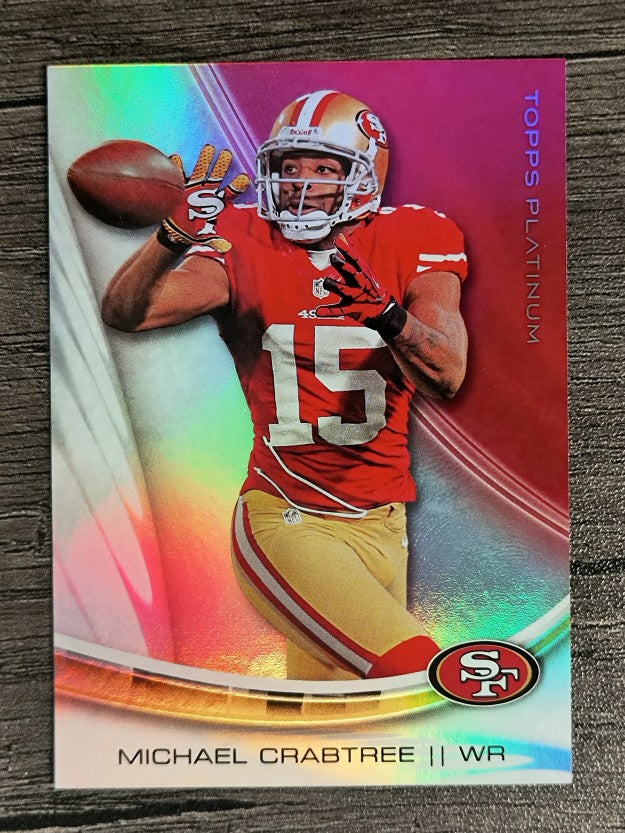 2013 Topps Platinum #24 Michael Crabtree