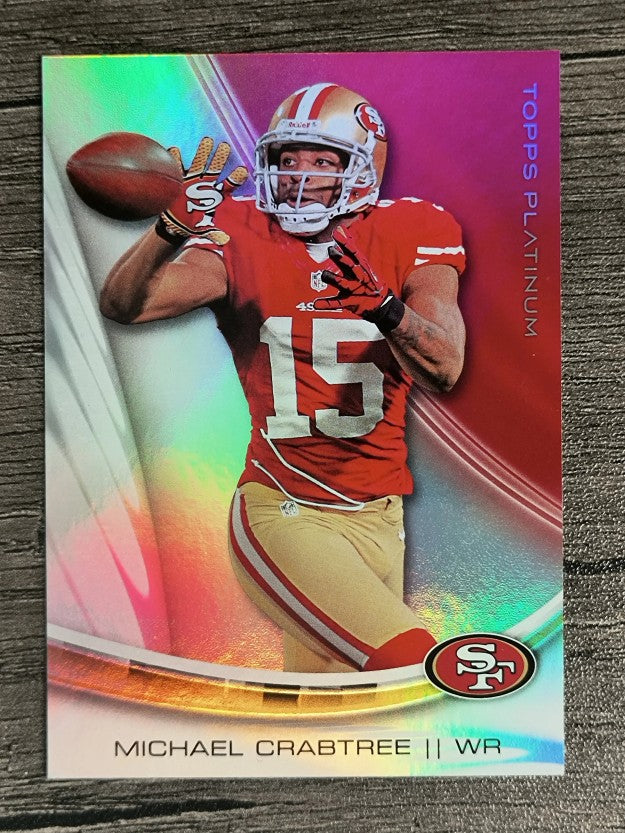 2013 Topps Platinum #24 Michael Crabtree