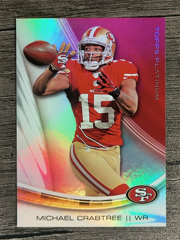 2013 Topps Platinum #24 Michael Crabtree