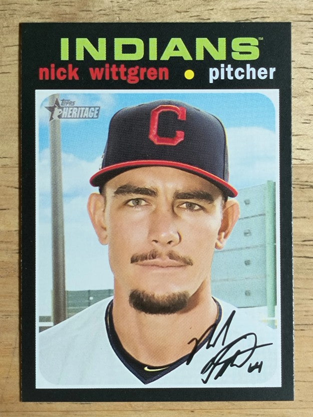2020 Topps Heritage #252 Nick Wittgren RC