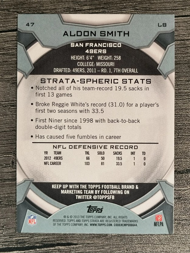 2013 Topps Strata Retail #47 Aldon Smith