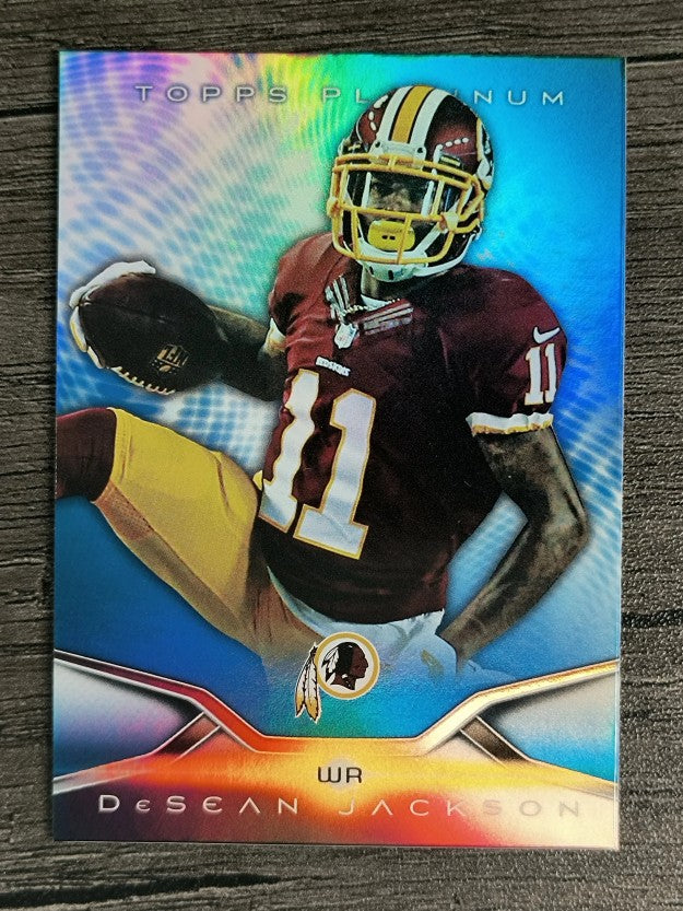 2014 Topps Platinum Blue Wave Refractors #42 DeSean Jackson