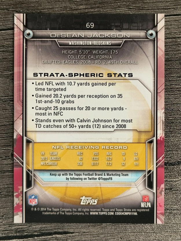 2014 Topps Strata #69 DeSean Jackson