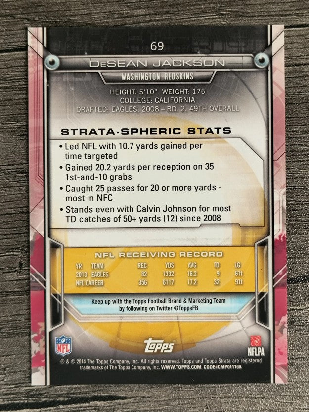 2014 Topps Strata #69 DeSean Jackson