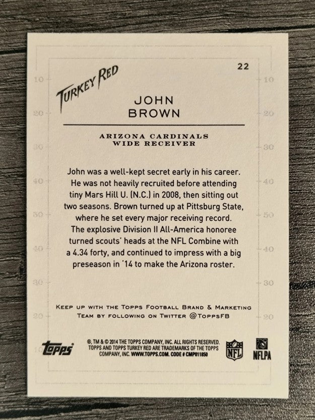 2014 Topps Turkey Red #22 John Brown