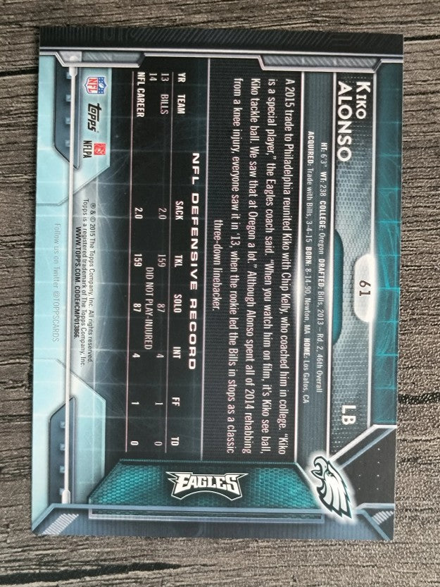 2015 Topps #61 Kiko Alonso