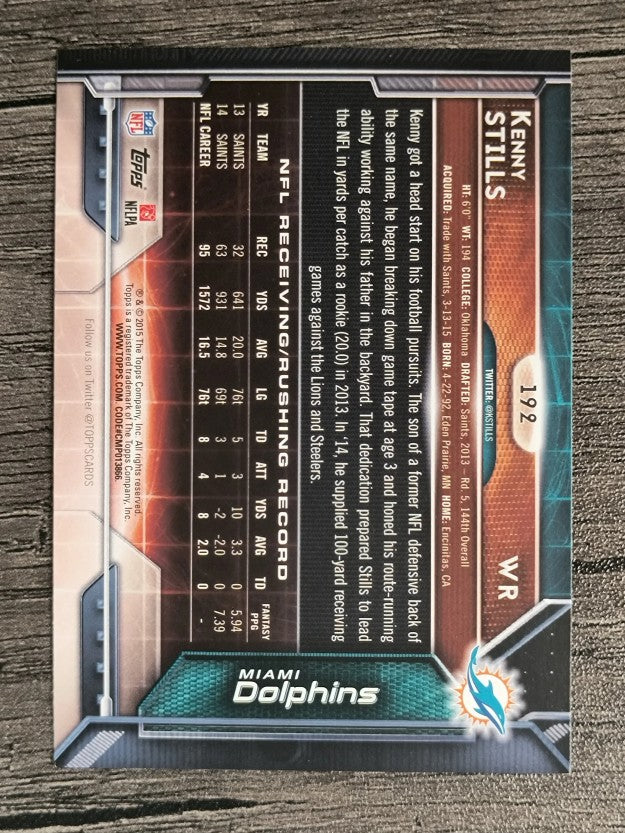 2015 Topps #192 Kenny Stills