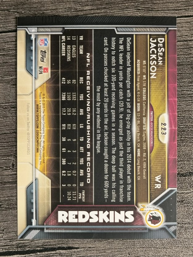 2015 Topps #223 DeSean Jackson