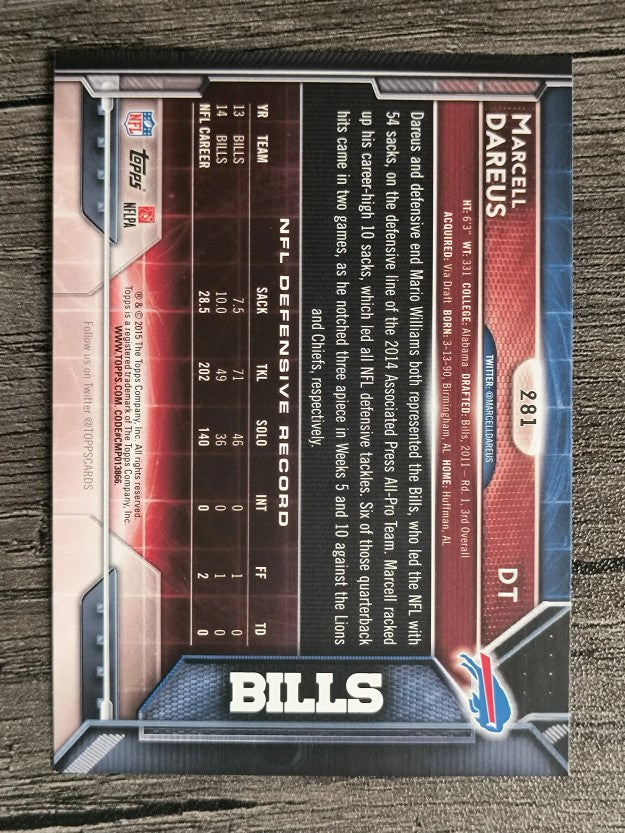 2015 Topps #281 Marcell Dareus AP