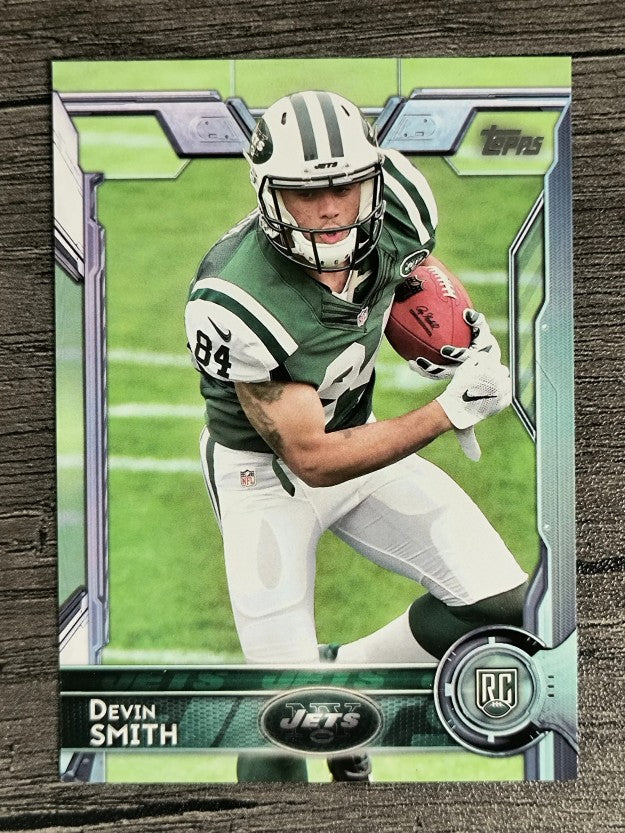2015 Topps #406A Devin Smith RC/ball in left arm
