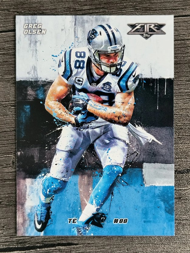 2015 Topps Fire #75 Greg Olsen