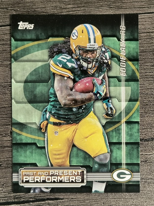 2015 Topps Past and Present Performers #PPPLF Eddie Lacy/Brett Favre