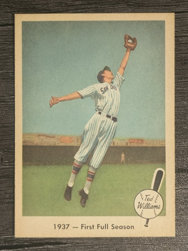 1959 Fleer Ted Williams #8 1937 First Full Season (EXMT)