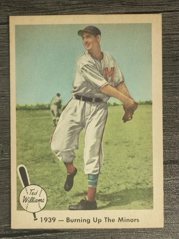 1959 Fleer Ted Williams #12 Burning Up Minors (EXMT)