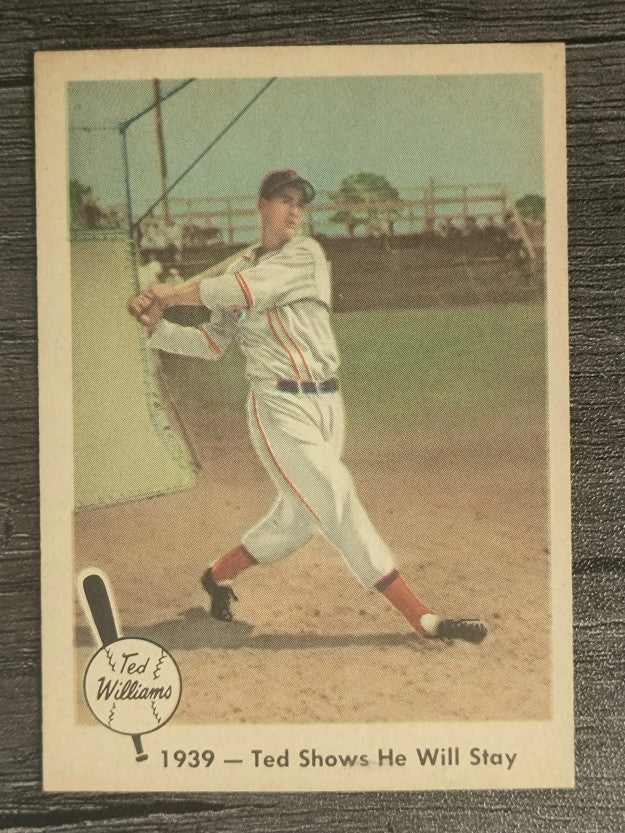 1959 Fleer Ted Williams #13 1939 Shows Will Stay (NM)