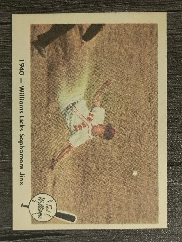 1959 Fleer Ted Williams #15 Licks Sophomore Jinx (EXMT)