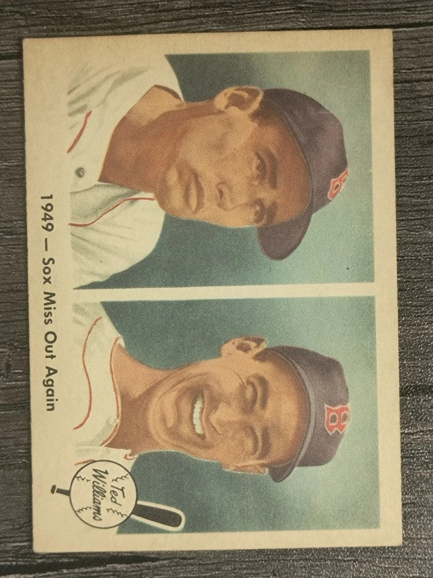 1959 Fleer Ted Williams #37 1949 Sox Miss Again (EX)