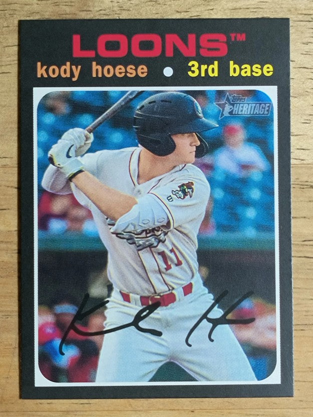 2020 Topps Heritage Minors #3 Kody Hoese