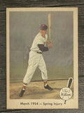 1959 Fleer Ted Williams #50 1954 Spring Injury (EXMT)