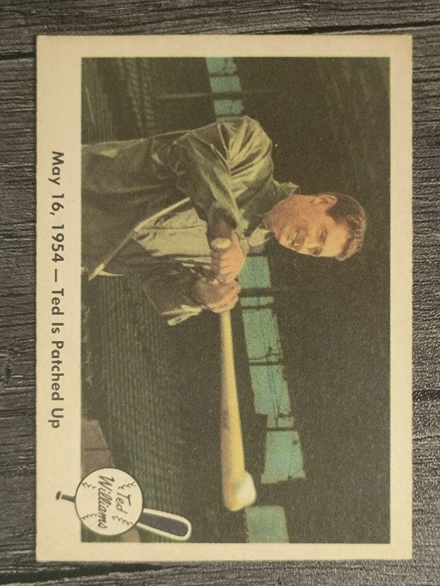 1959 Fleer Ted Williams #51 Ted is Patched Up (EXMT)