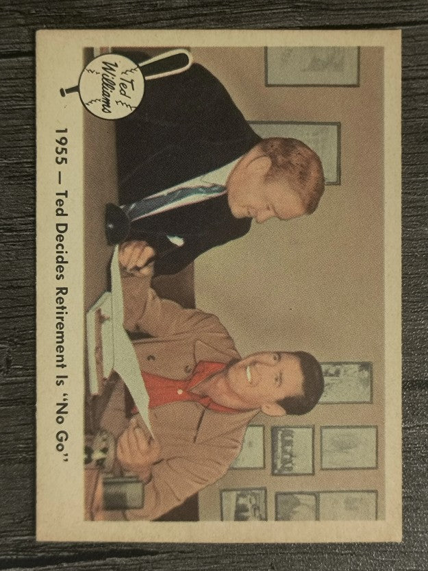 1959 Fleer Ted Williams #55 Retirement No Go (NM)