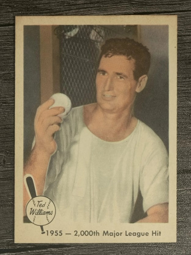 1959 Fleer Ted Williams #56 2,000th Hit 8/11/55 (EXMT)