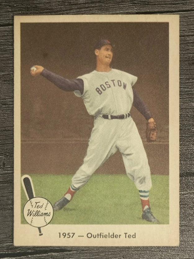 1959 Fleer Ted Williams #61 1957 Outfielder Ted (EXMT)