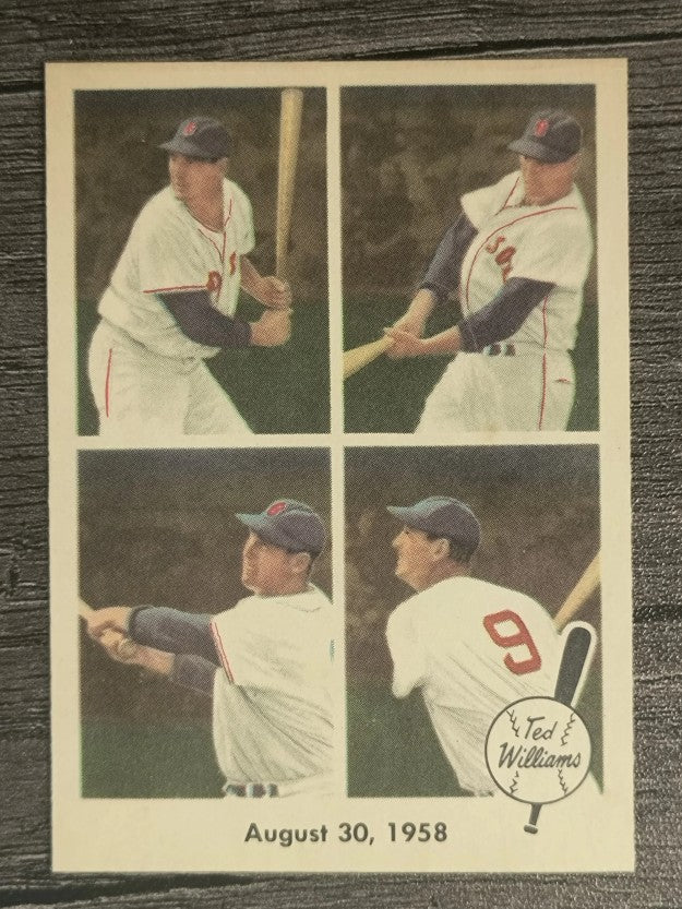 1959 Fleer Ted Williams #65 1958 August 30 (EXMT)