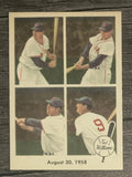 1959 Fleer Ted Williams #65 1958 August 30 (EXMT)