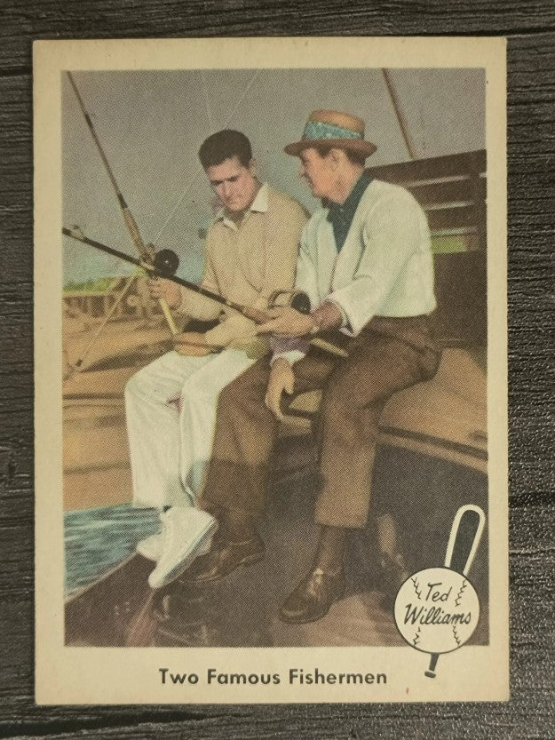 1959 Fleer Ted Williams #67 Fam.Fishermen w/Snead (EXMT)
