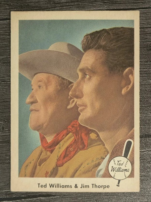 1959 Fleer Ted Williams #70 Ted Williams/Jim Thorpe (EX)