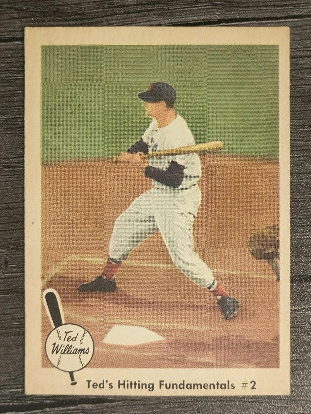1959 Fleer Ted Williams #72 Hitting Fundamental 2 (EX)