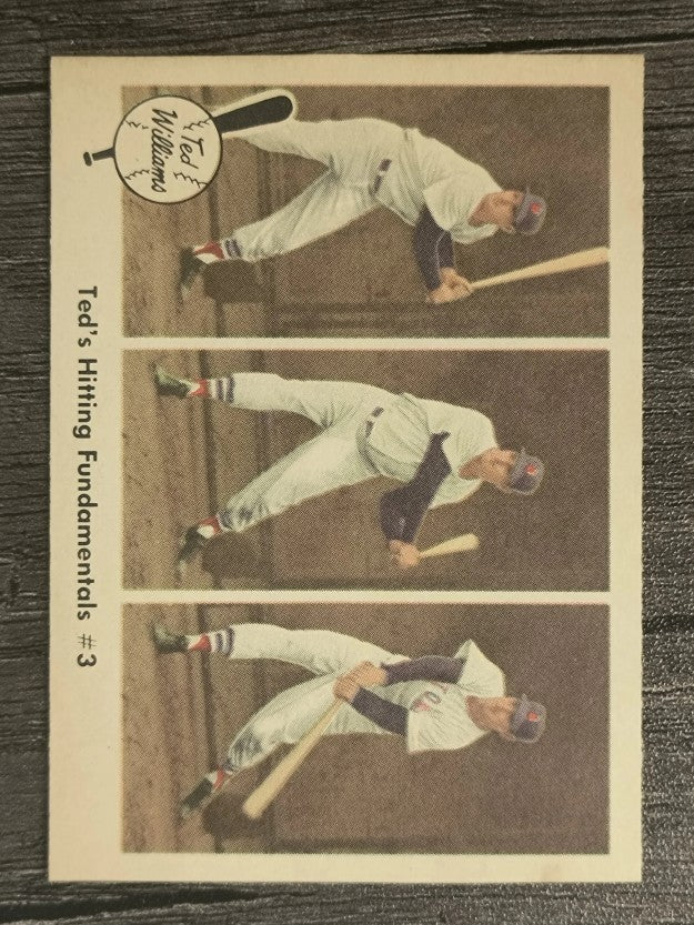 1959 Fleer Ted Williams #73 Hitting Fundamental 3 (NM)