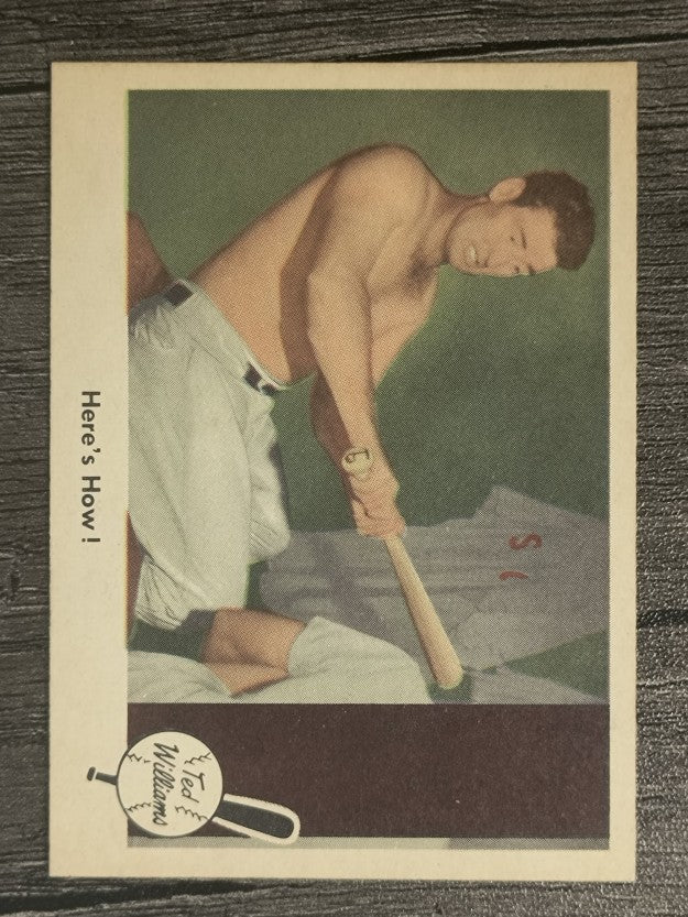 1959 Fleer Ted Williams #74 Here's How (NMMT)