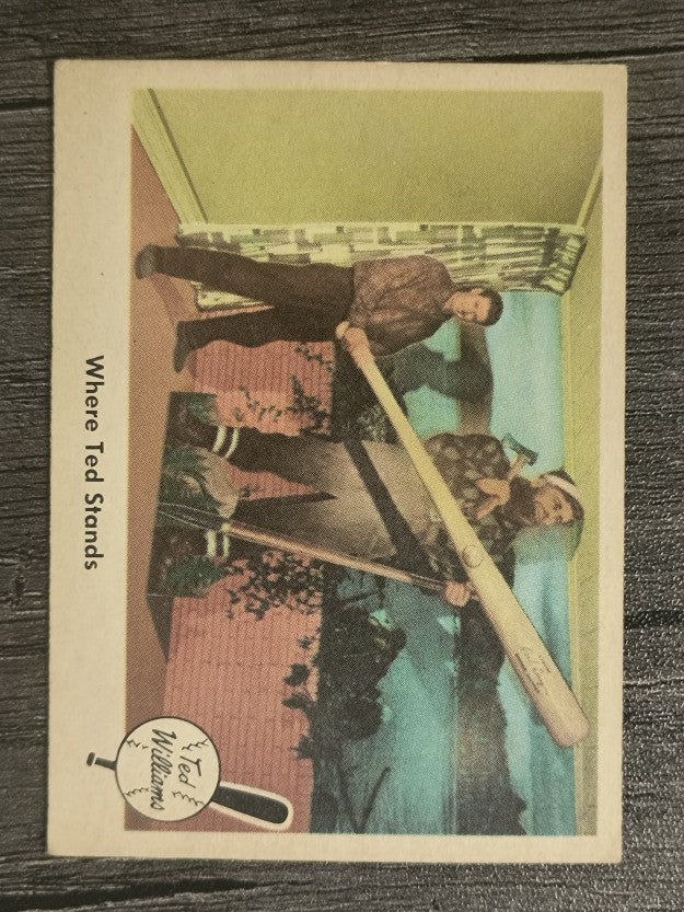 1959 Fleer Ted Williams #79 Where Ted Stands (EX)