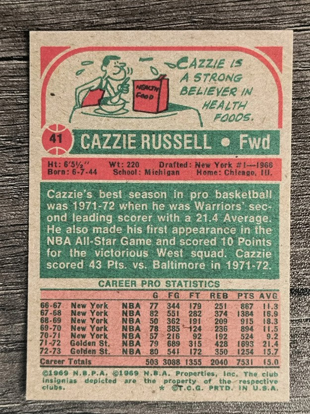 1973-74 Topps #41 Cazzie Russell (NM)