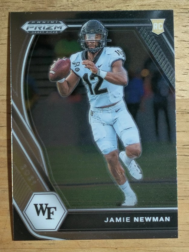 2021 Panini Prizm Draft Picks #135 Jamie Newman RC