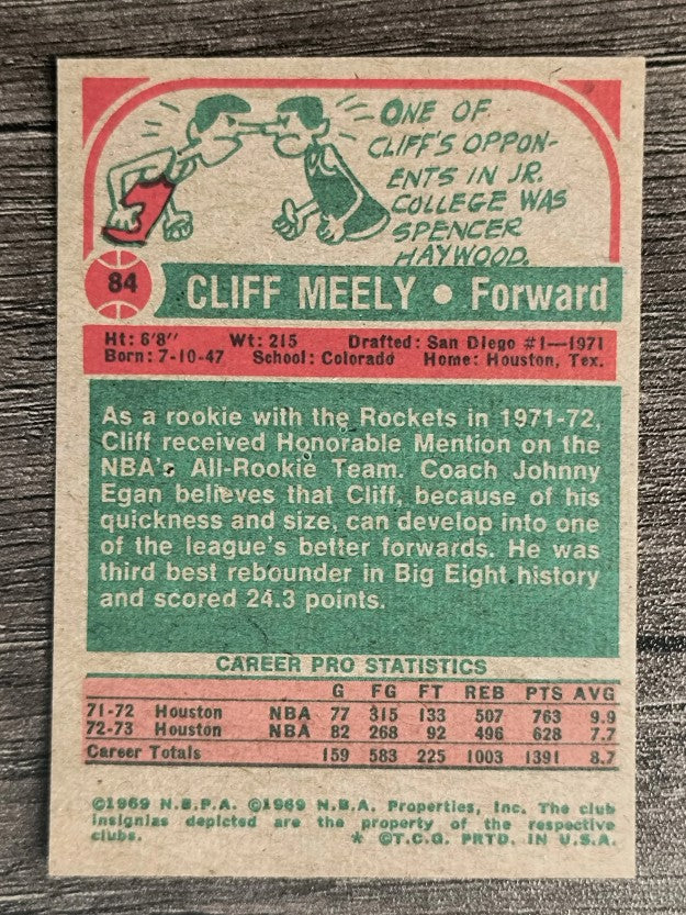 1973-74 Topps #84 Cliff Meely (EXMT)