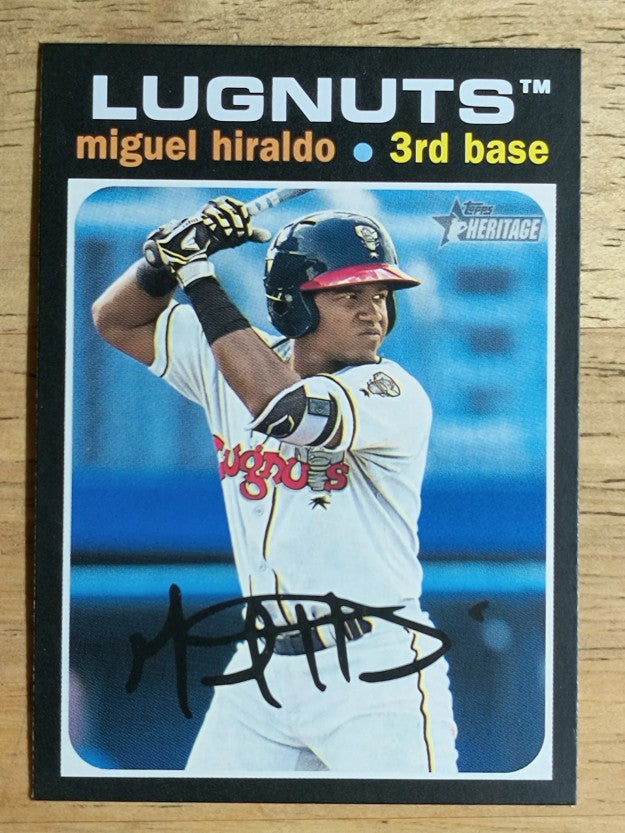 2020 Topps Heritage Minors #177 Miguel Hiraldo