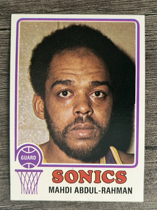1973-74 Topps #128 Mahdi Abdul-Rahman (NMMT)