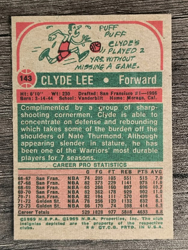 1973-74 Topps #143 Clyde Lee (NM)