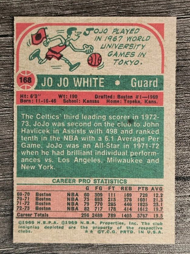 1973-74 Topps #168 Jo Jo White (EXMT)