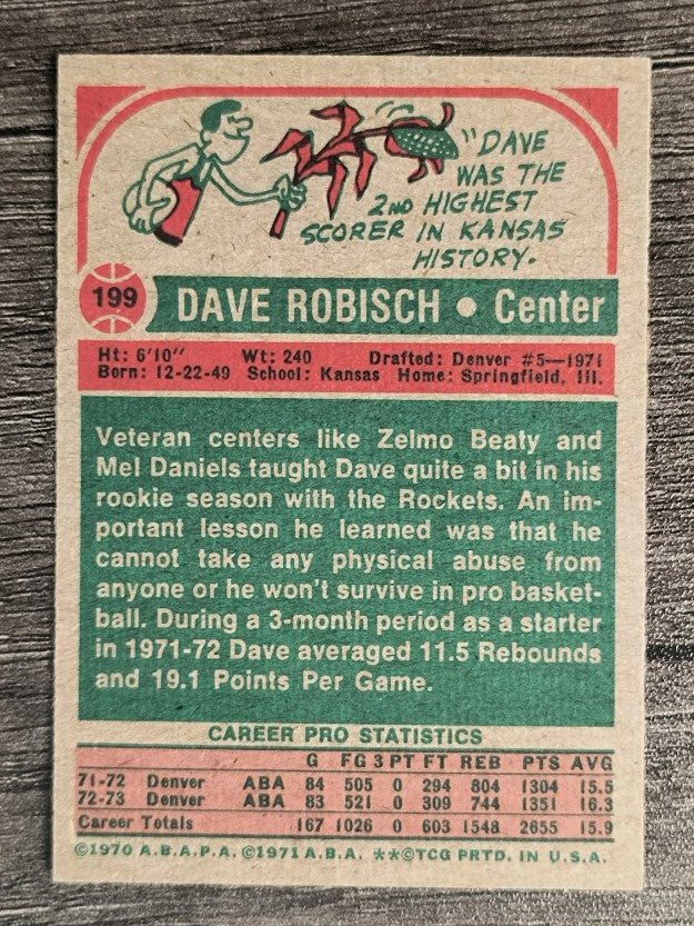1973-74 Topps #199 Dave Robisch (EXMT)