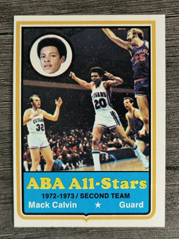 1973-74 Topps #230 Mack Calvin AS2 (EX)