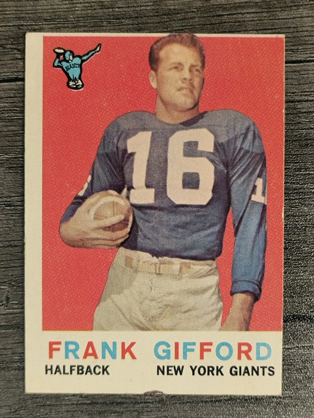 1959 Topps #20 Frank Gifford (VGEX)