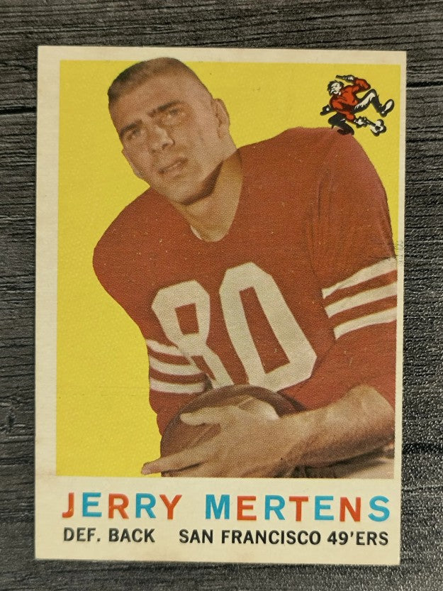 1959 Topps #42 Jerry Mertens RC (EX)