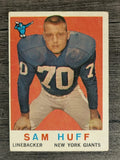 1959 Topps #51 Sam Huff RC (VG)
