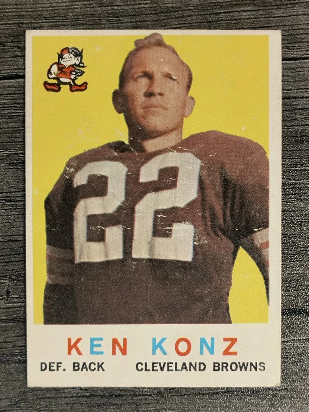 1959 Topps #54 Kenny Konz (VG)