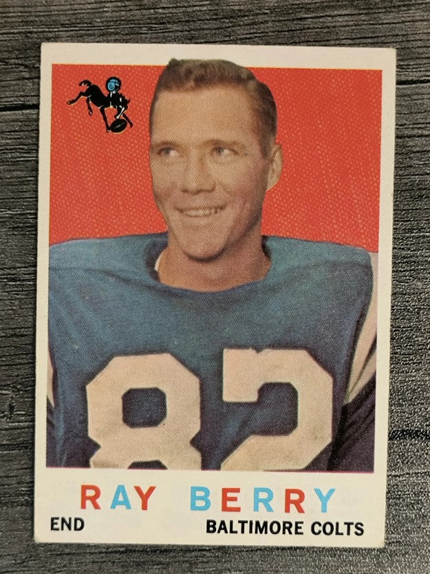 1959 Topps #55 Raymond Berry (EX)